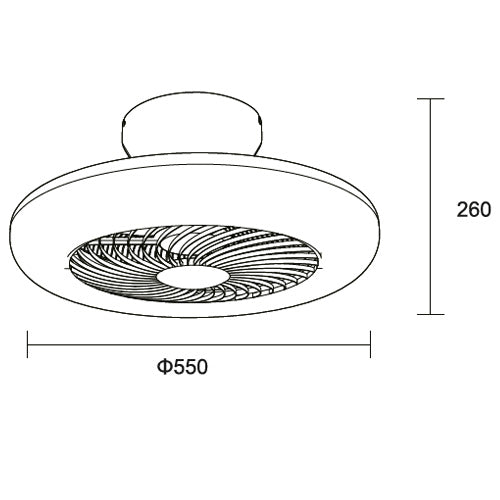 Cyclone Series dimension diagram