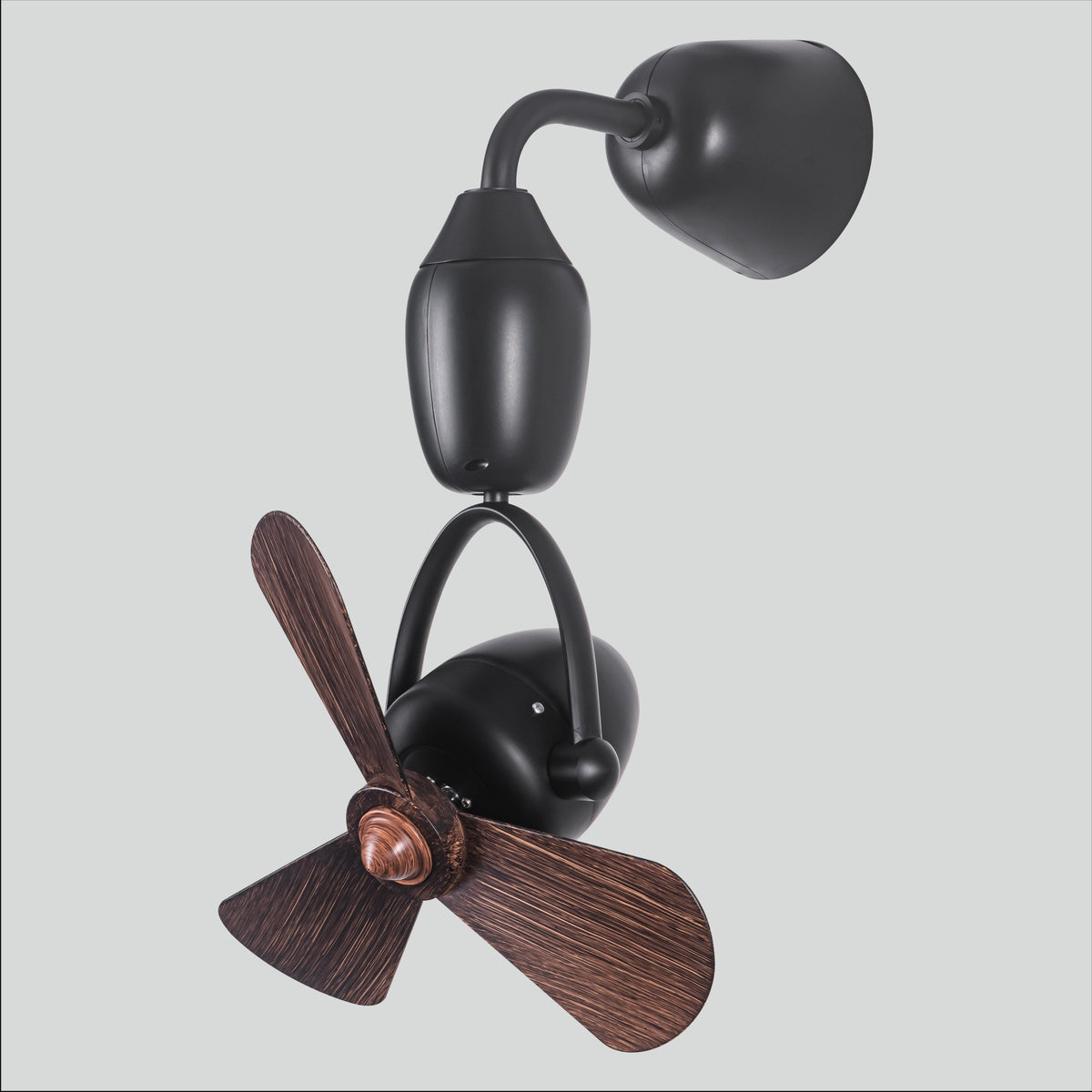 Float Series - Matt Black+Dark Wood