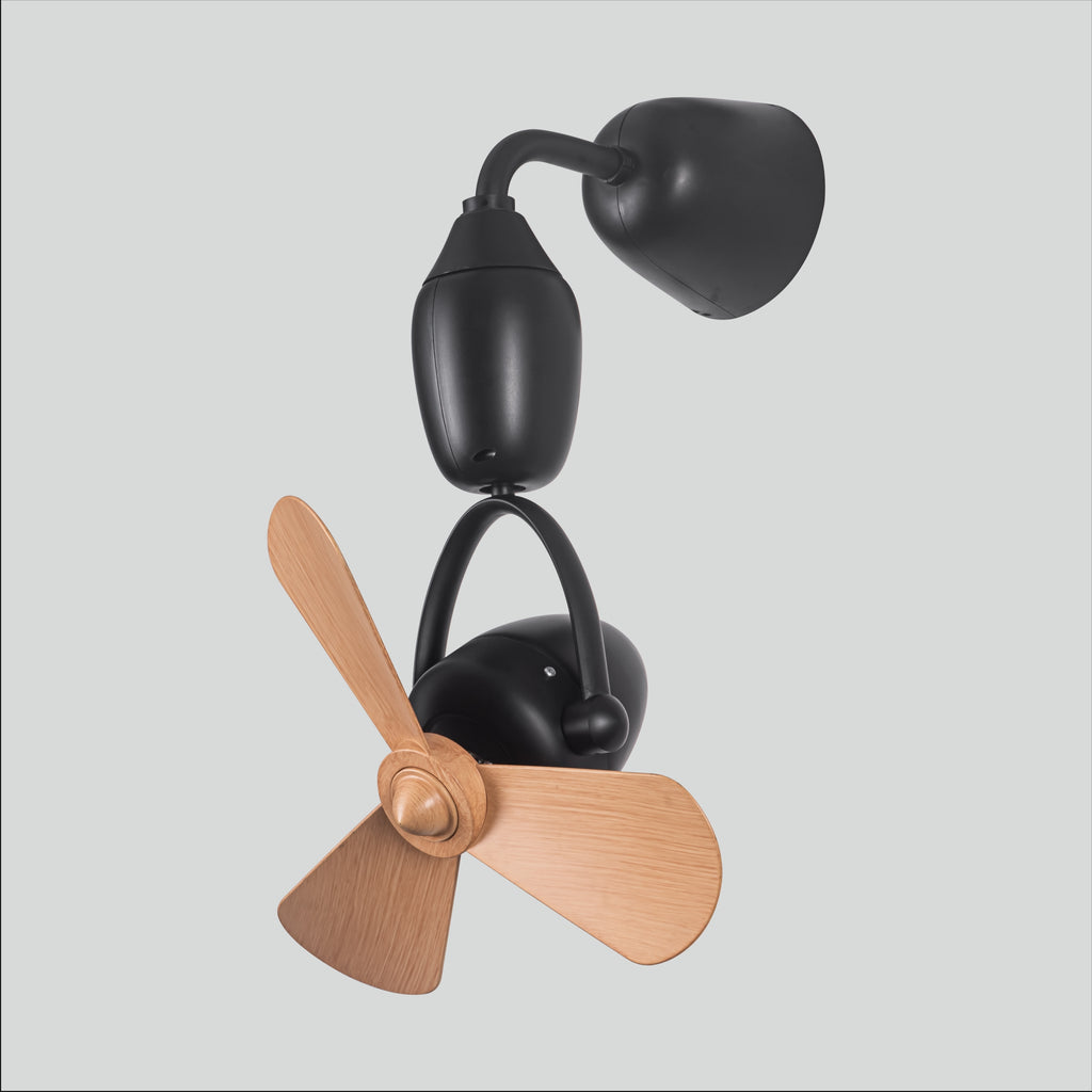 Float Series - Matt Black+Light Wood