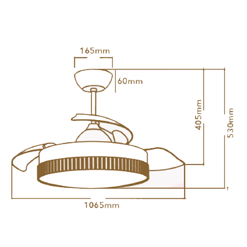 Aura Series dimension diagram