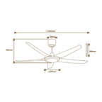 Smart Series fan dimensions